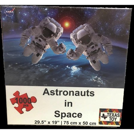 TEXAS TOY DISTRIBUTION 2 mm NASA Astronauts in Space Cardboard Puzzle 1000 Piece CP103